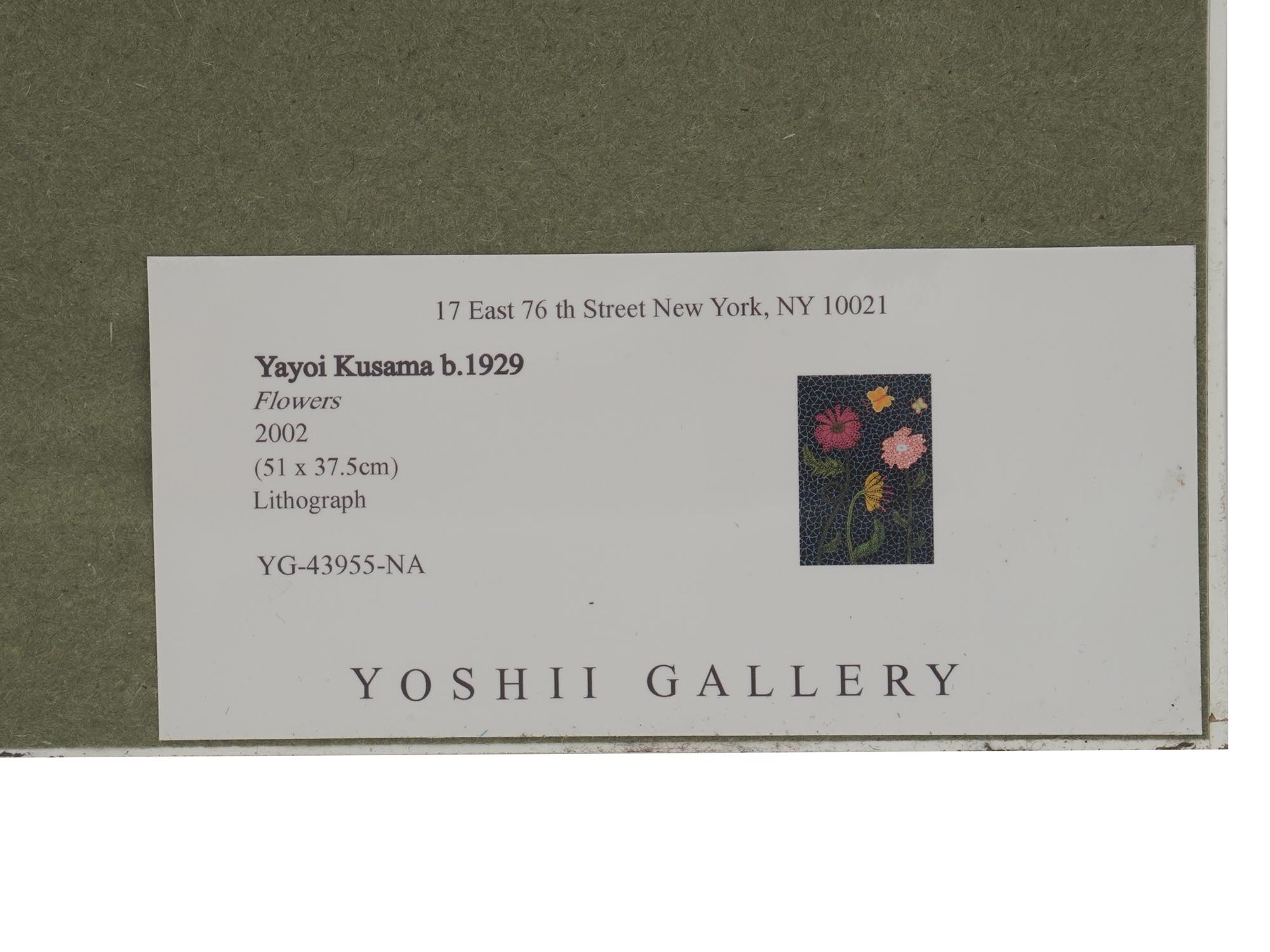 ORIGINAL JAPANESE LITHOGRAPH BY YAYOI KUSAMA PIC-5